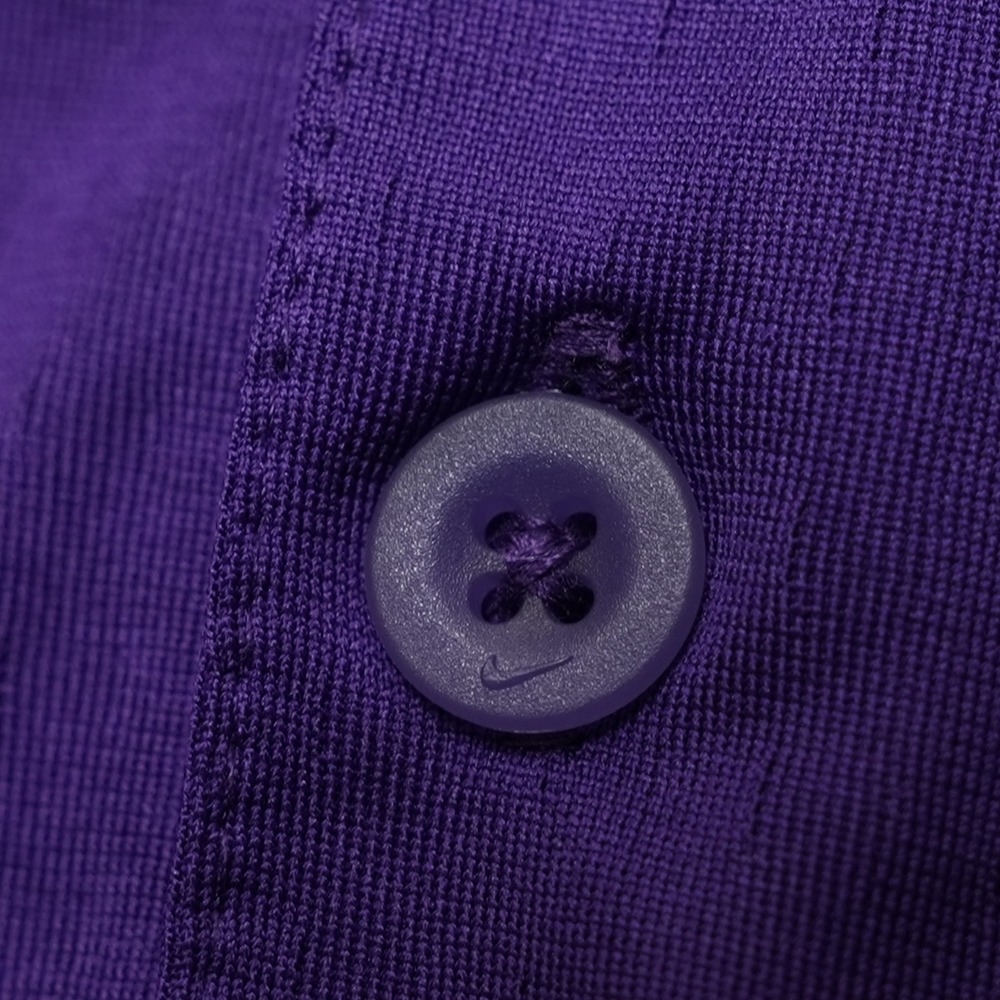 Nike Golf Dri-FIT Polo Shirt Mens Large Purple Swoosh Performance Golf - Picture 8 of 15